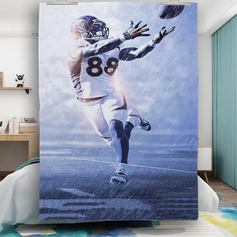 Denver Broncos Demaryius Thomas1 Gift For Fan 3D Full Printing Quilt