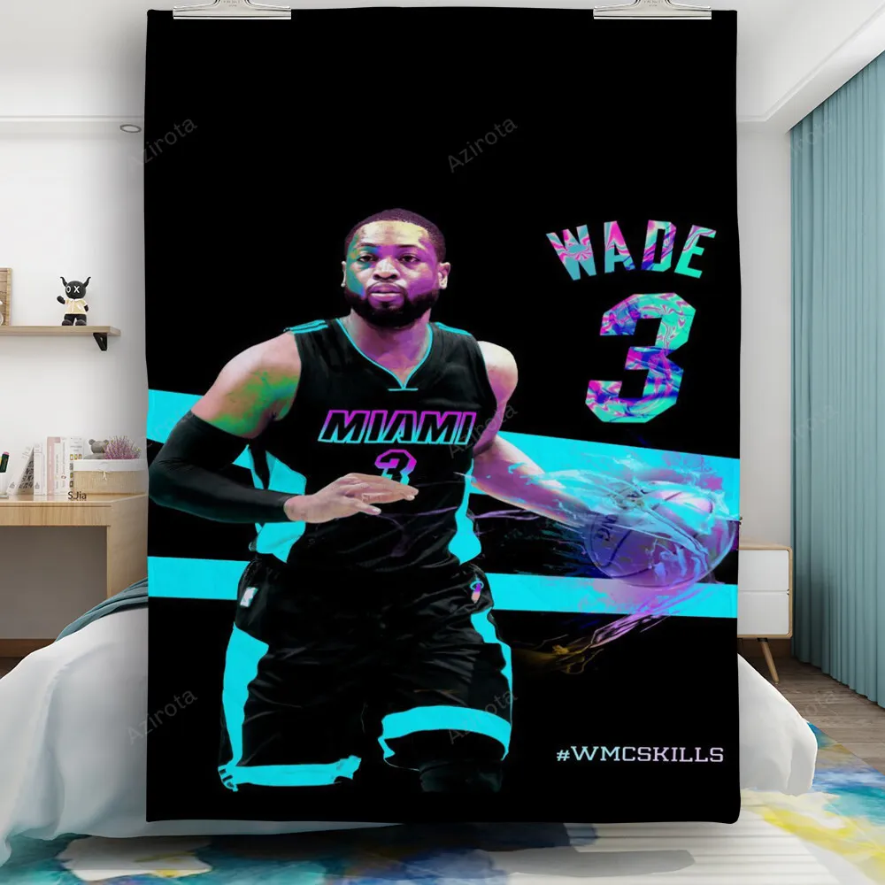Miami Heat Dwyane Wade9 Gift For Fan 3D Full Printing Quilt