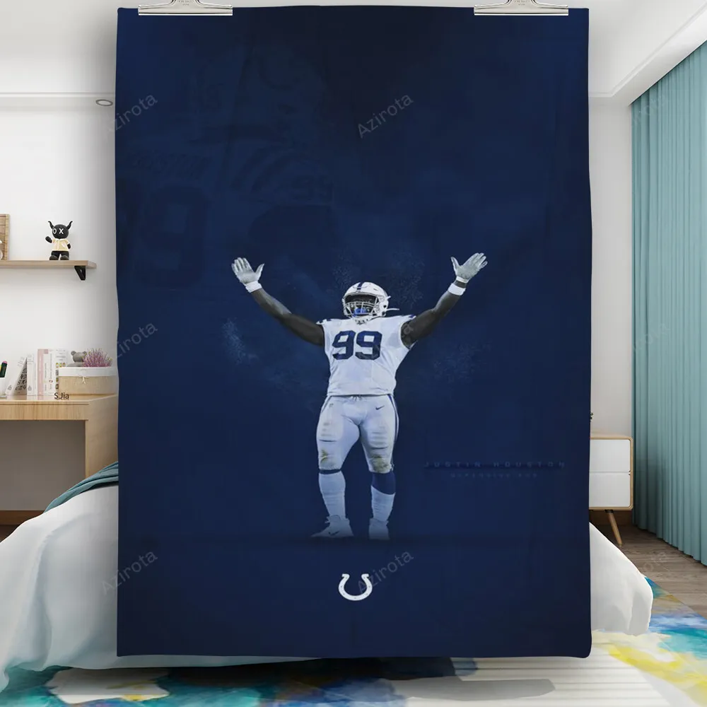 Indianapolis Colts Justin Houston2 Gift For Fan 3D Full Printing Quilt