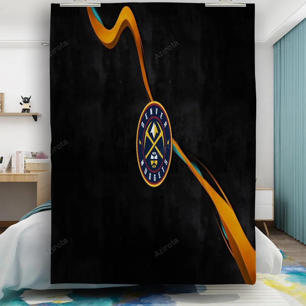 Denver Nuggets Yellow Pink Purple Gift For Fan 3D Full Printing Quilt