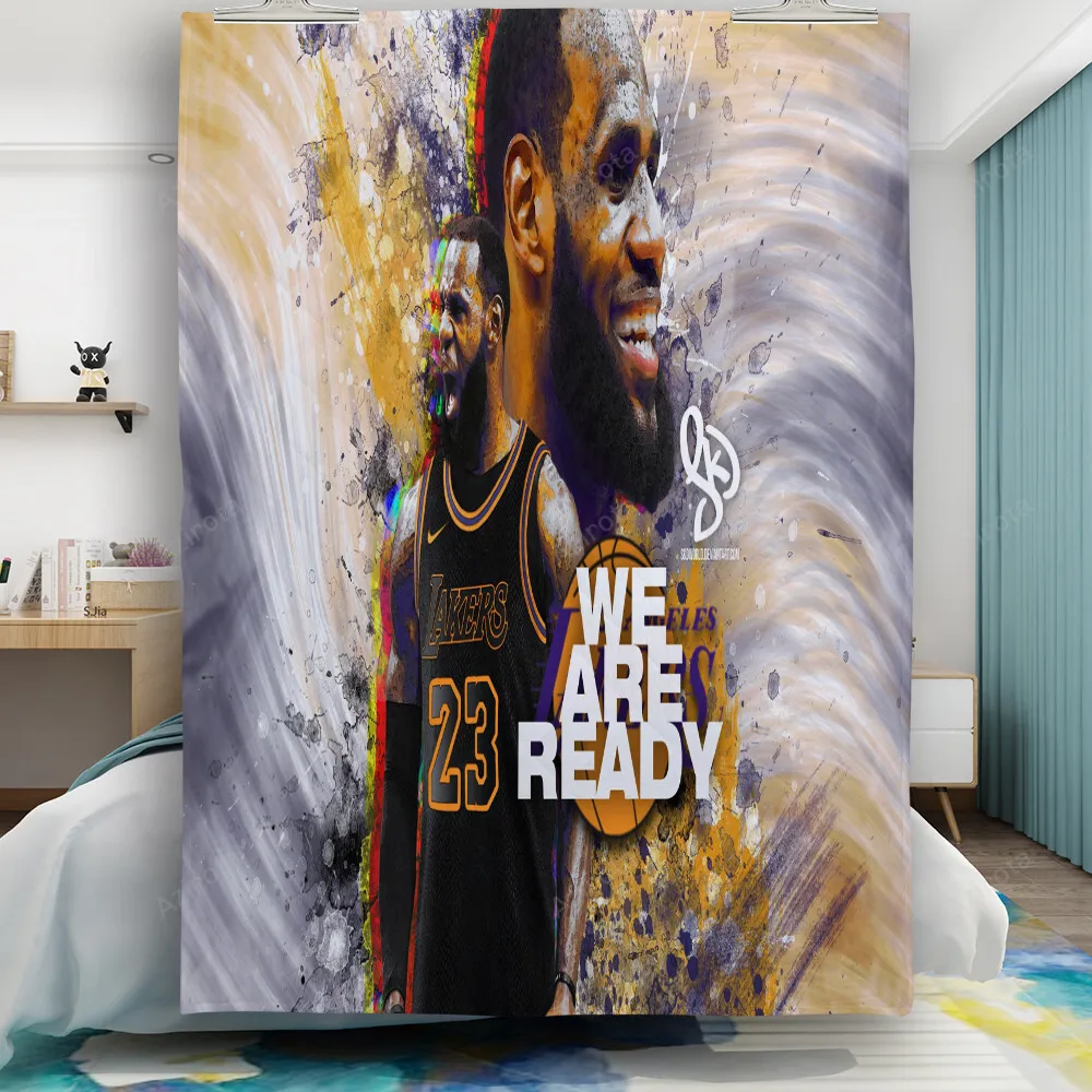 Los Angeles Lakers 23 Lebron James v45 Gift For Fan 3D Full Printing Quilt