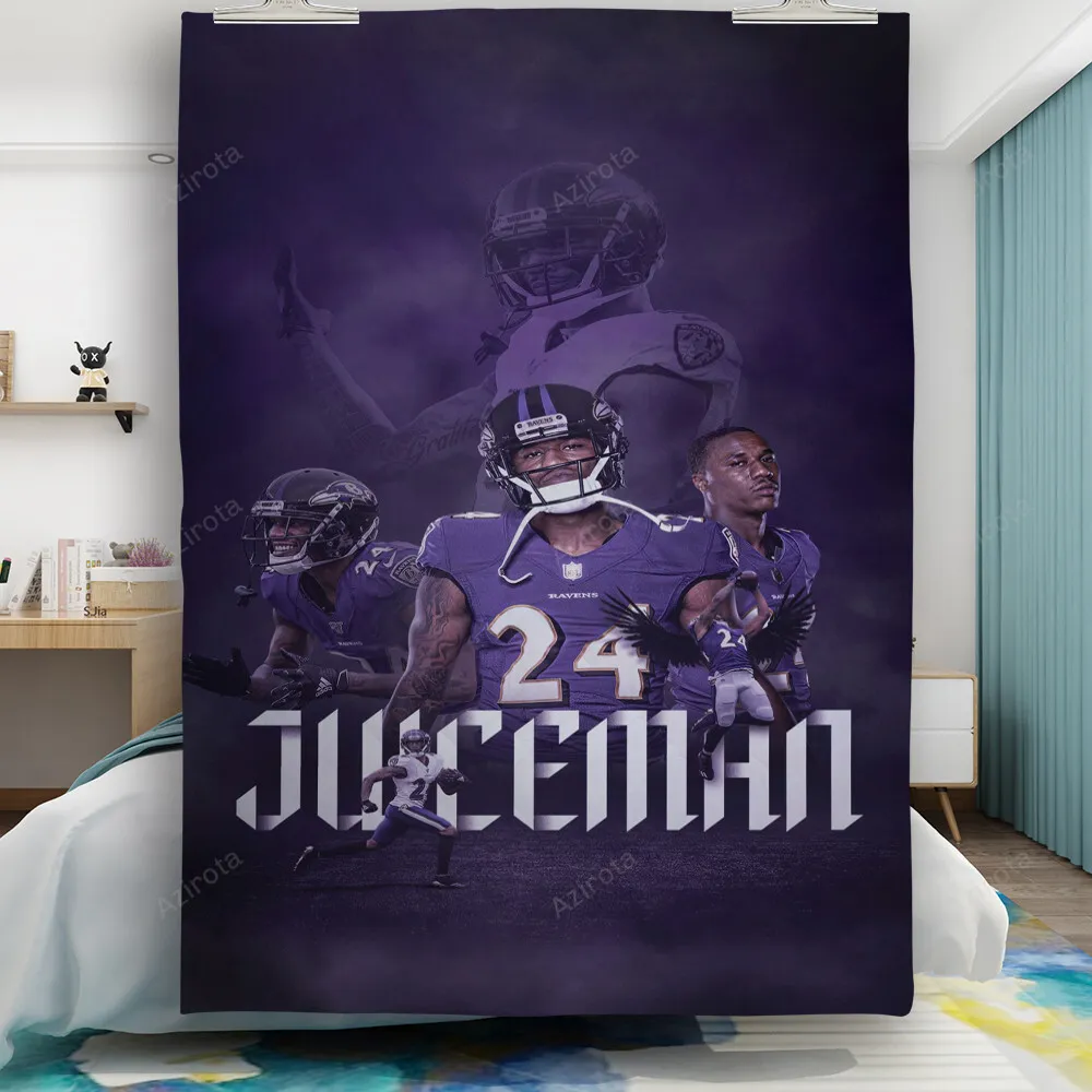 Baltimore Ravens Juice Man Gift For Fan 3D Full Printing Quilt
