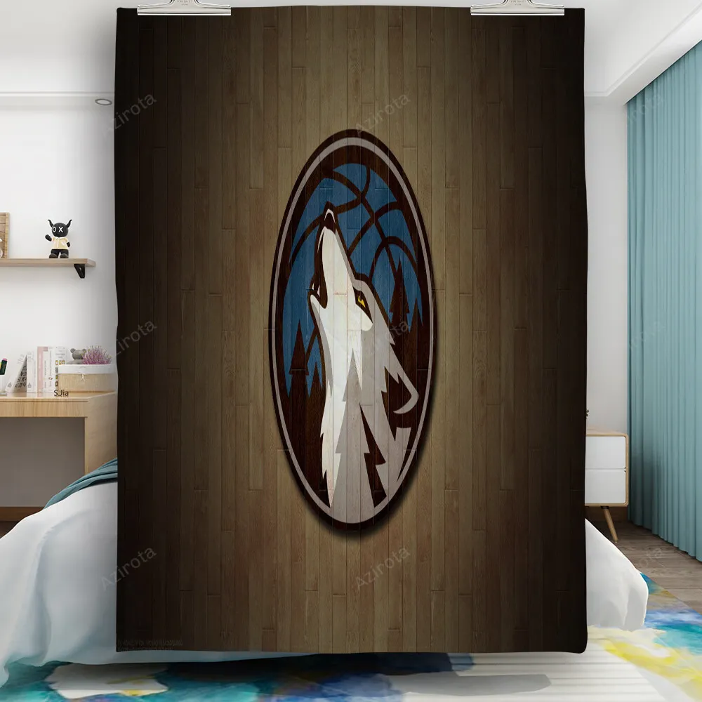 Minnesota Timberwolves Emblem v3 Gift For Fan 3D Full Printing Quilt