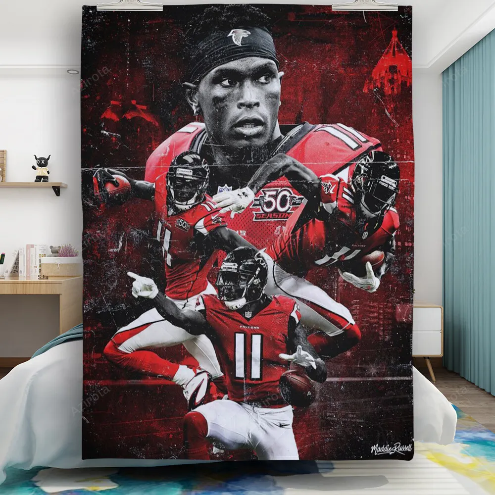 Atlanta Falcons Julio Jones 11 v2 Gift For Fan 3D Full Printing Quilt