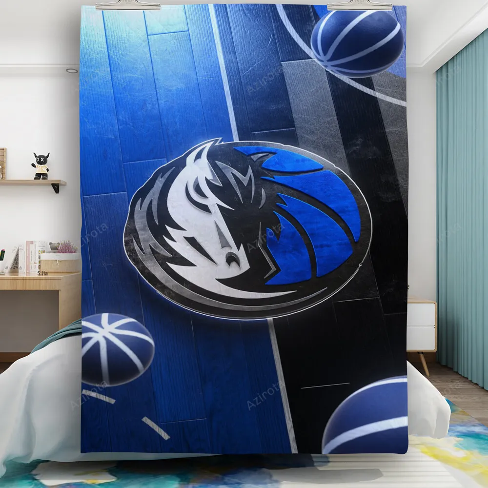 Dallas Mavericks Logo Art 25 Gift For Fan 3D Full Printing Quilt