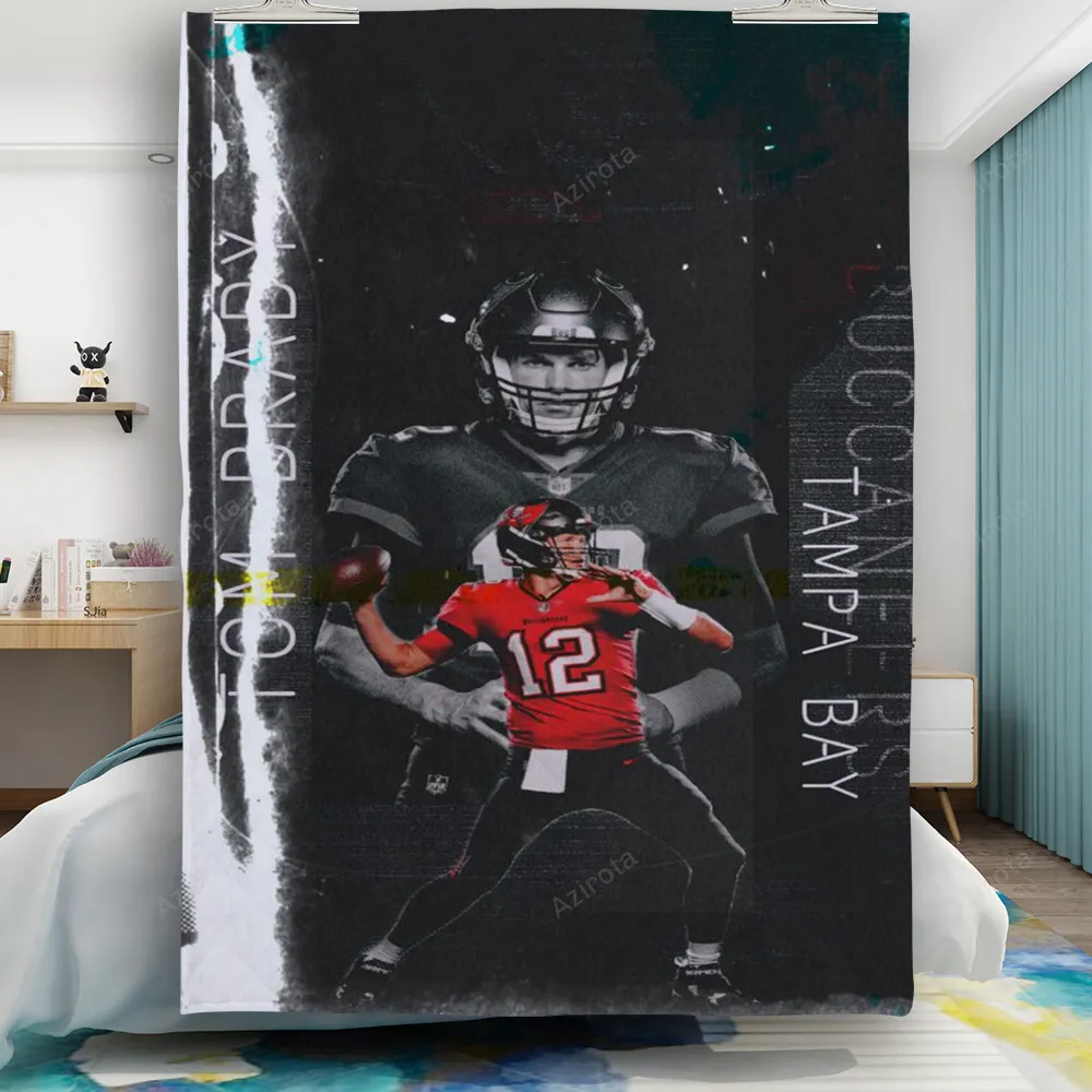 Tampa Bay Buccaneers Tom Brady4 Gift For Fan 3D Full Printing Quilt