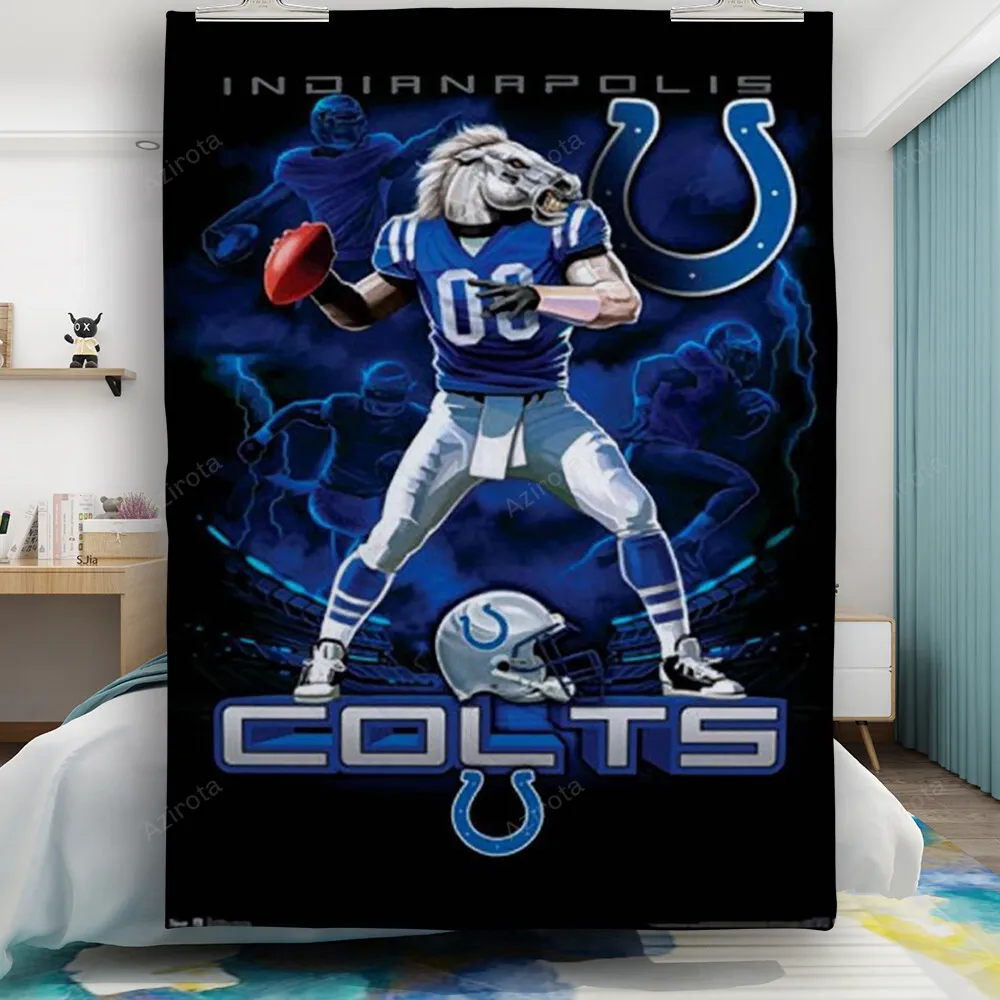 Indianapolis Colts Mascot1 Gift For Fan 3D Full Printing Quilt