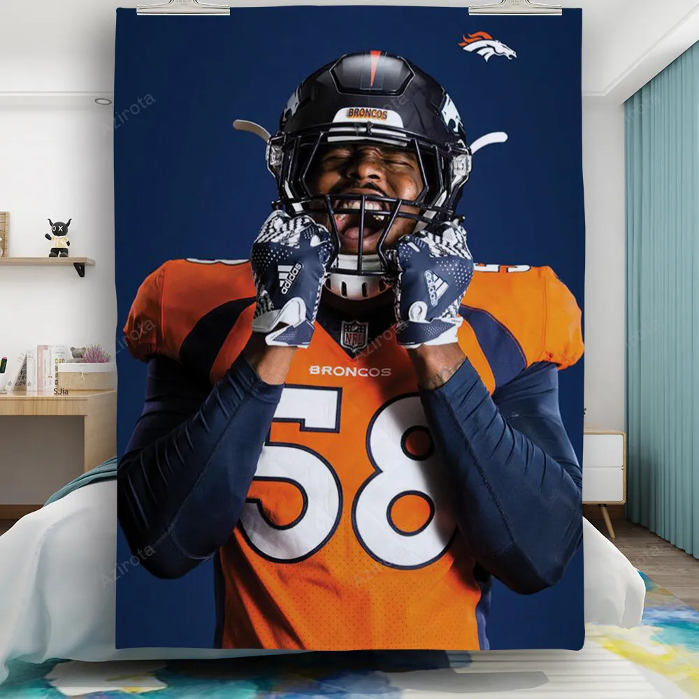 Denver Broncos Von Miller7 Gift For Fan 3D Full Printing Quilt