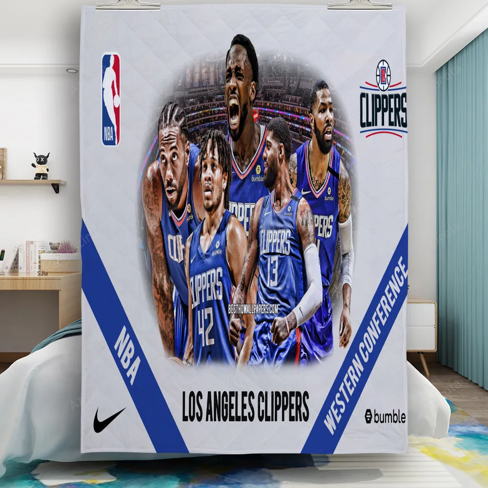 Los Angeles Clippers Team1 Gift For Fan 3D Full Printing Quilt
