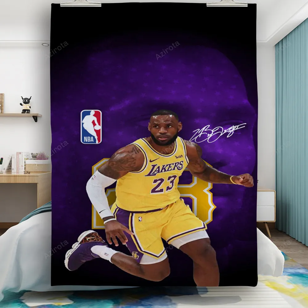 Los Angeles Lakers 23 Lebron James Gift For Fan 3D Full Printing Quilt 2