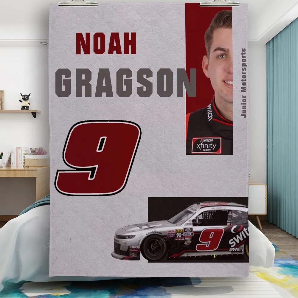 JR Motorsports Noah Gragson1 Gift For Fan 3D Full Printing Quilt