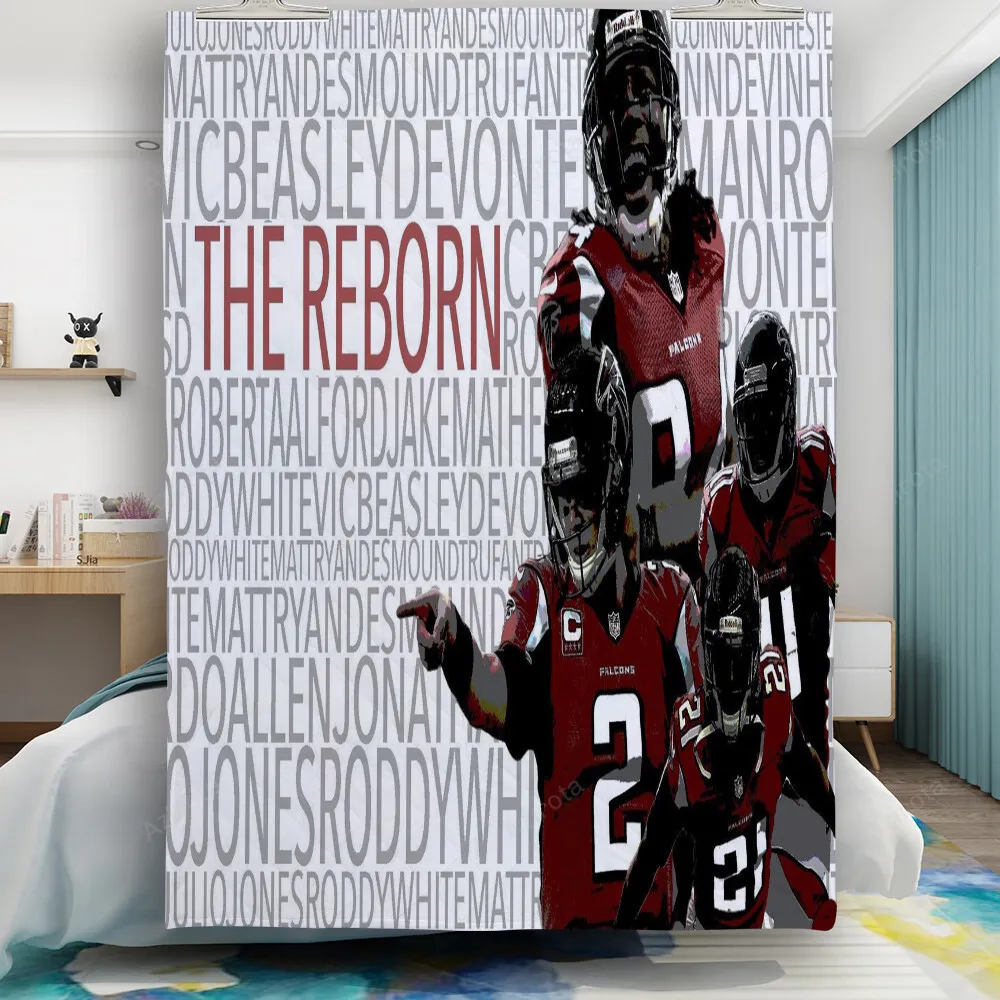 Atlanta Falcons Team Quote Gift For Fan 3D Full Printing Quilt