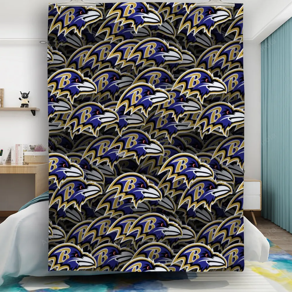 Baltimore Ravens Logo21 Gift For Fan 3D Full Printing Quilt