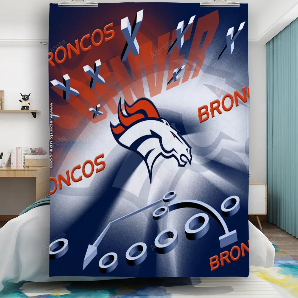 Denver Broncos v62 Gift For Fan 3D Full Printing Quilt