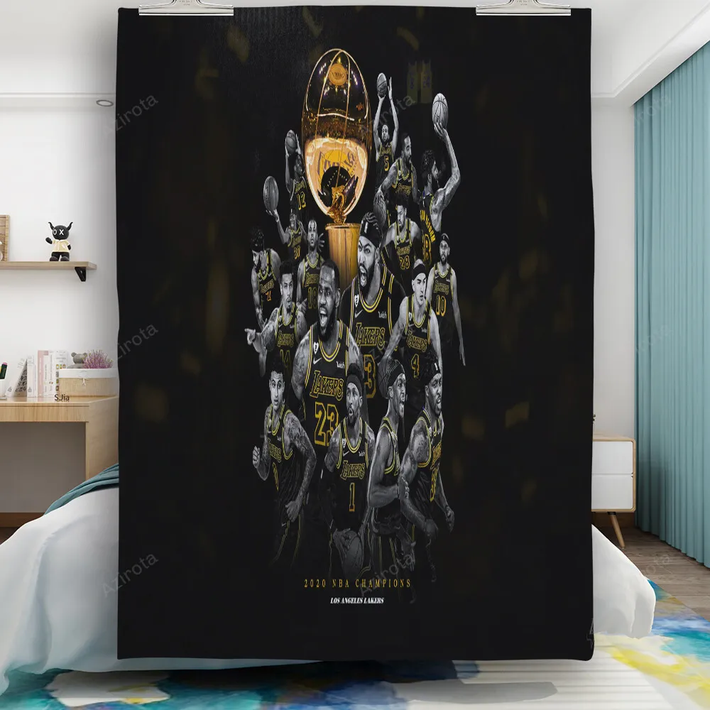 Los Angeles Lakers Players v18 Gift For Fan 3D Full Printing Quilt