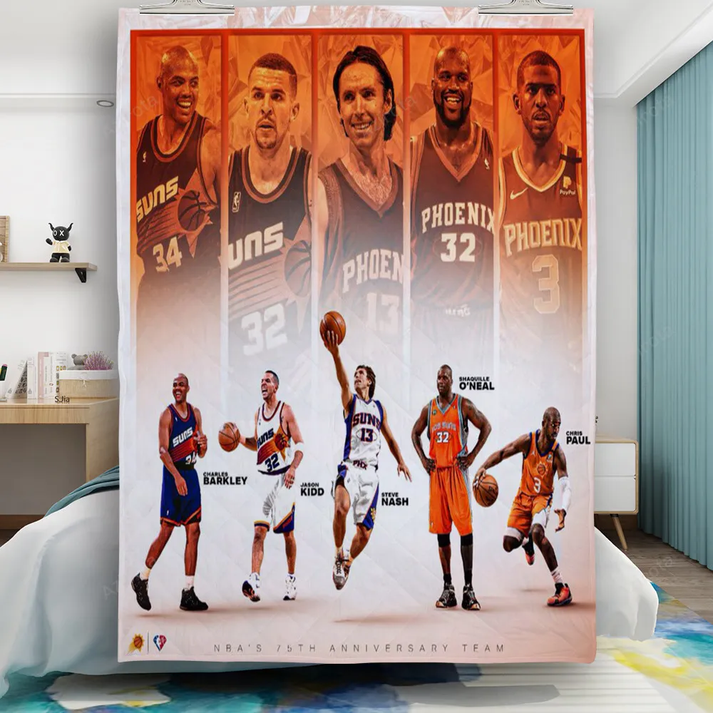 Phoenix Suns Team v6 Gift For Fan 3D Full Printing Quilt
