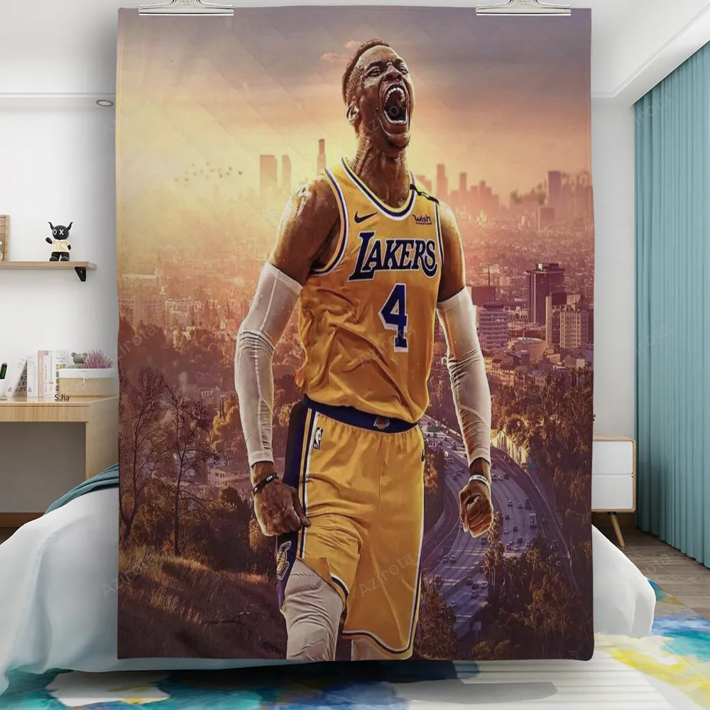 Los Angeles Lakers 04 Lonnie Walker Gift For Fan 3D Full Printing Quilt