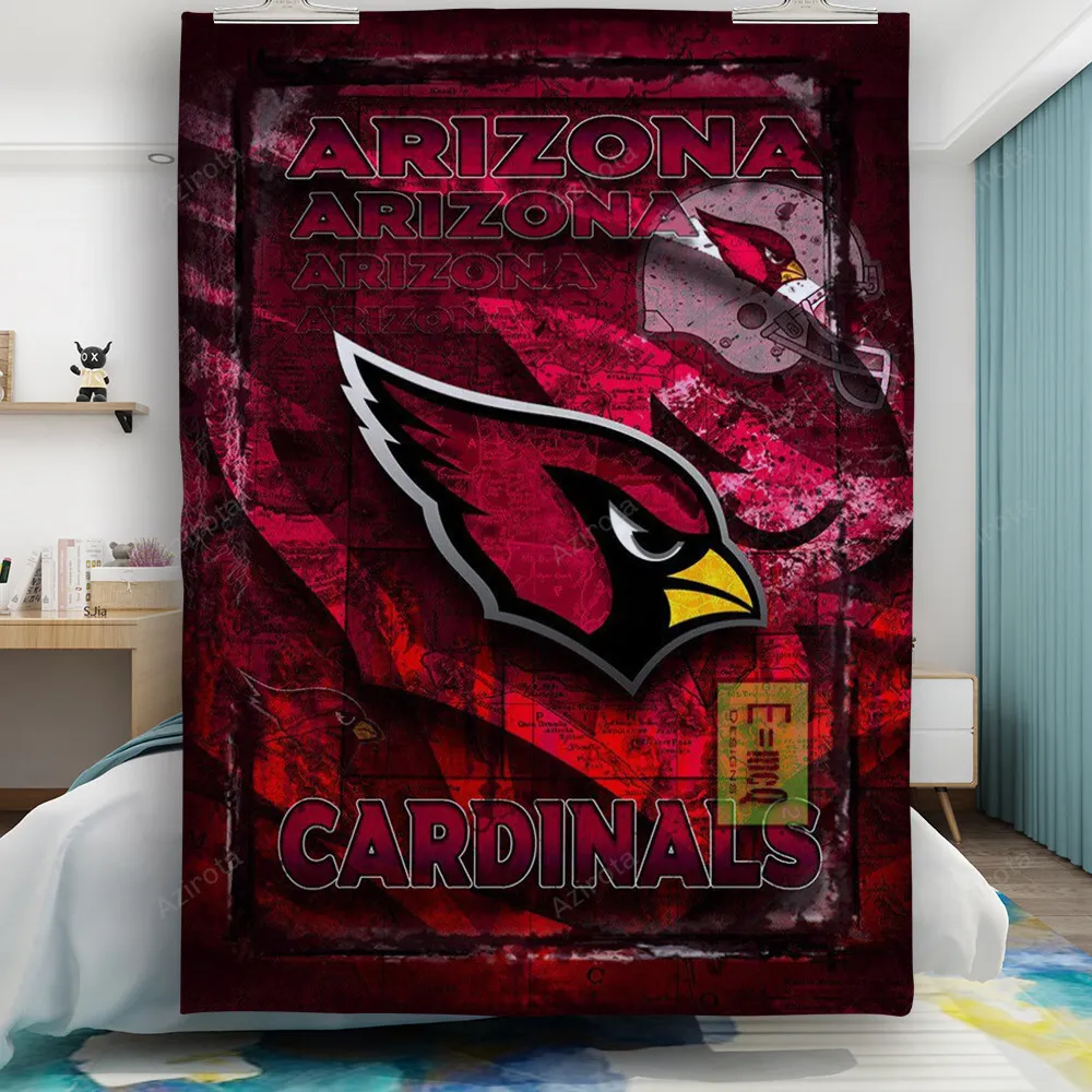 Arizona Cardinals Logo v5 Gift For Fan 3D Full Printing Quilt