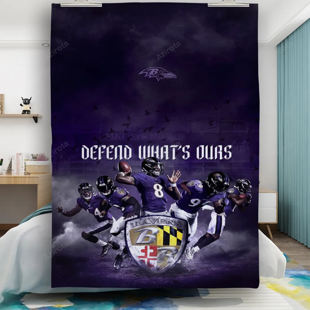 Baltimore Ravens Oefend Whats Ours Gift For Fan 3D Full Printing Quilt