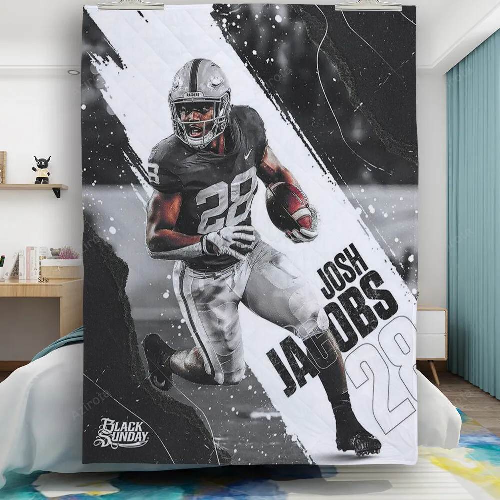 Las Vegas Raiders Tom Brady 12 v2 Gift For Fan 3D Full Printing Quilt