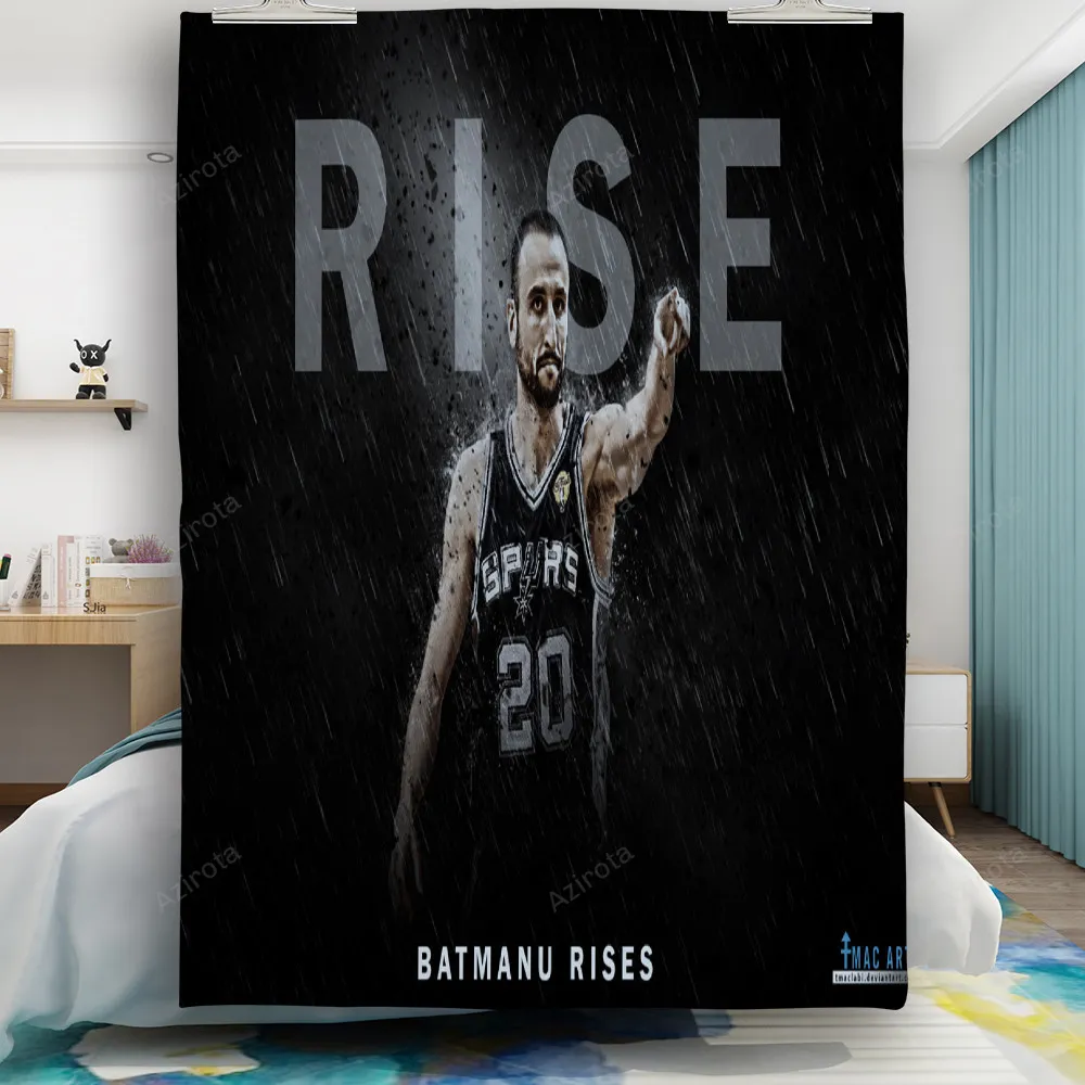 San Antonio Spurs Manu Ginobili3 Gift For Fan 3D Full Printing Quilt