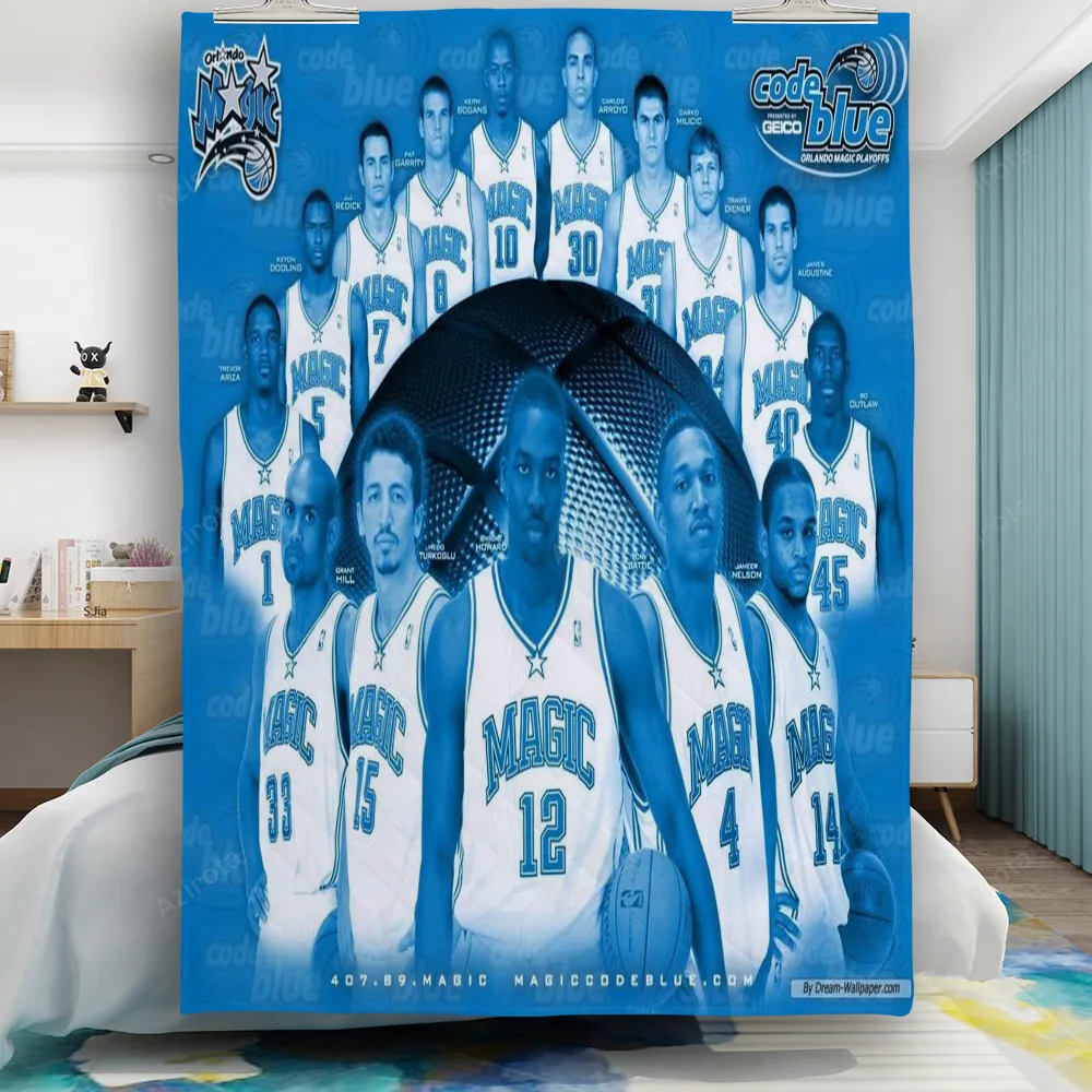 Orlando Magic All Players4 Gift For Fan 3D Full Printing Quilt