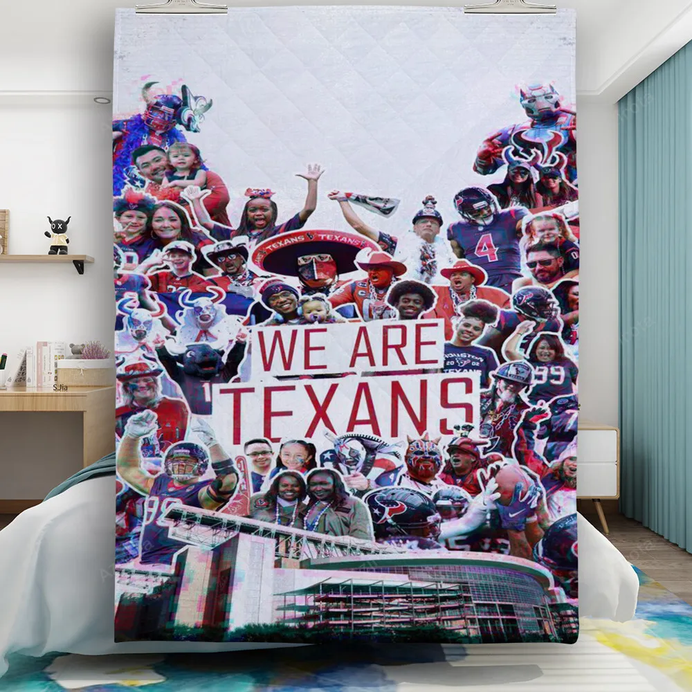 Houston Texans We Are Texans2 Gift For Fan 3D Full Printing Quilt