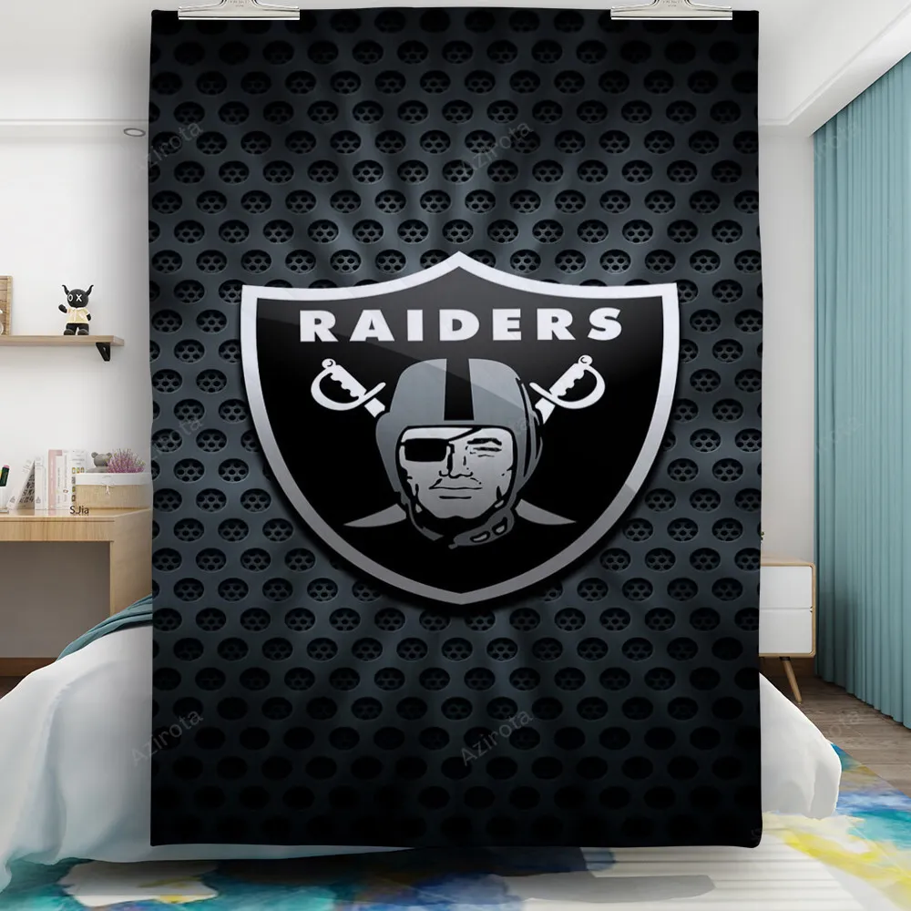 Las Vegas Raiders Logo Pattern Gift For Fan 3D Full Printing Quilt