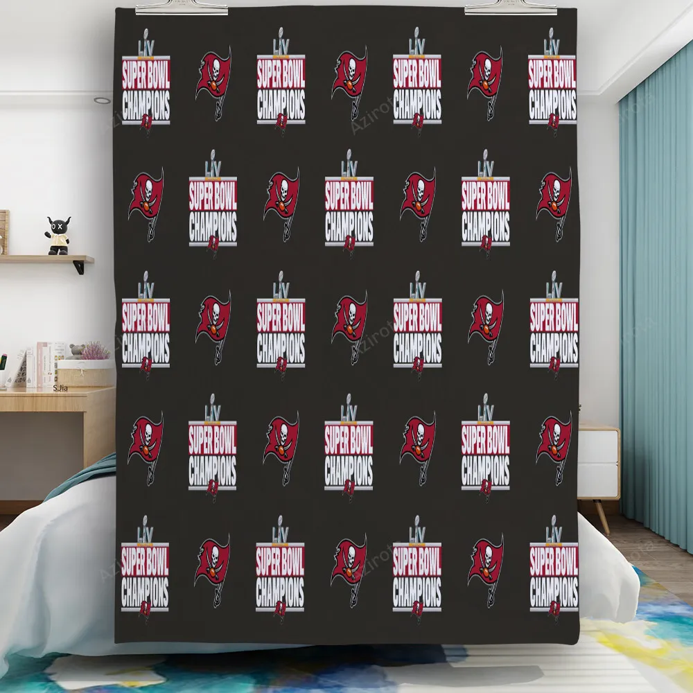 Tampa Bay Buccaneers Champions v36 Gift For Fan 3D Full Printing Quilt