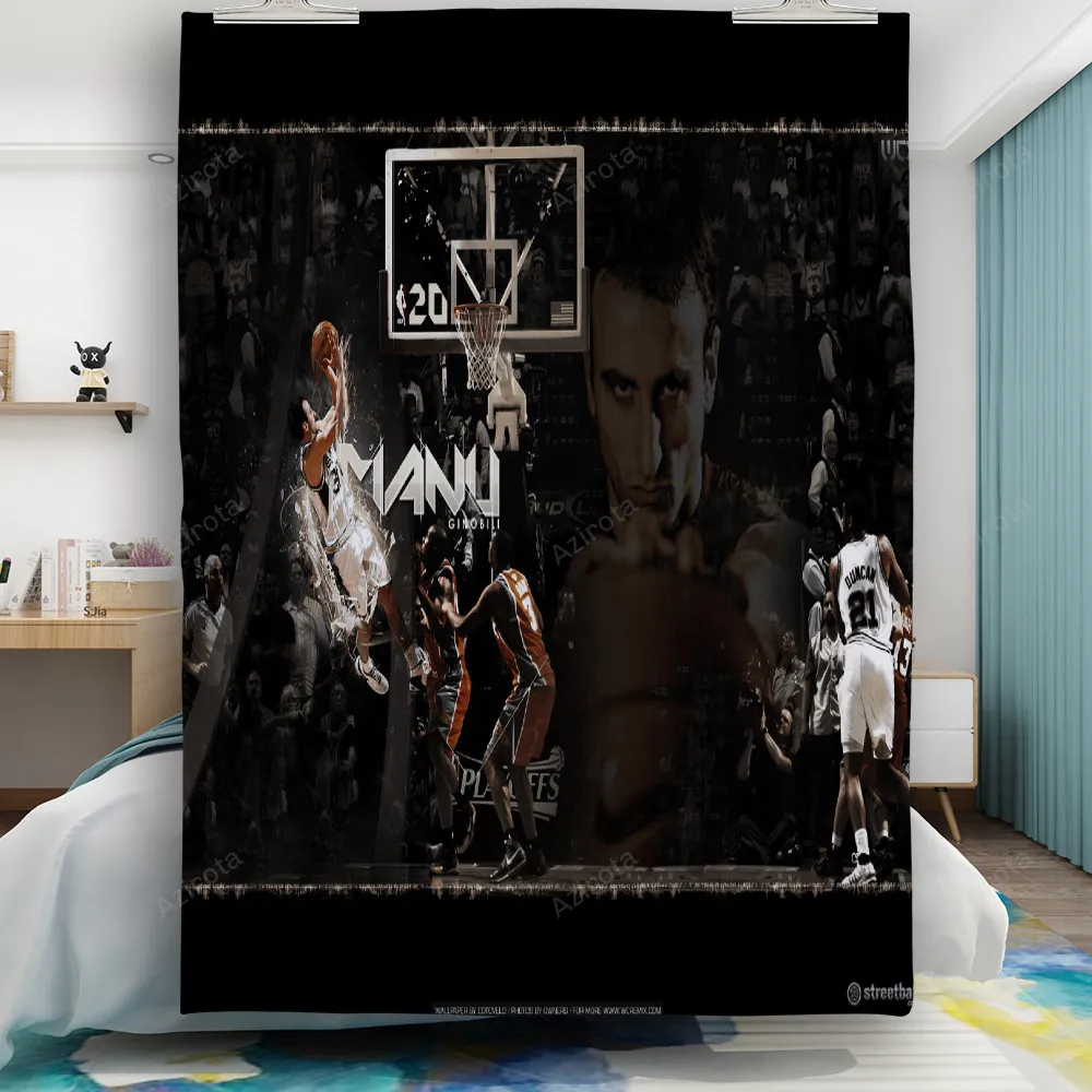 San Antonio Spurs Manu Ginobili4 Gift For Fan 3D Full Printing Quilt