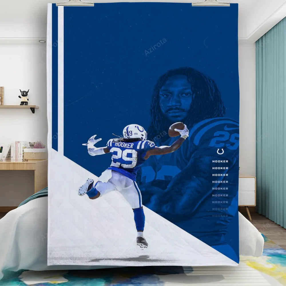 Indianapolis Colts Malik Hooker1 Gift For Fan 3D Full Printing Quilt