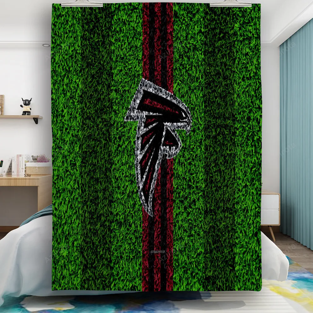 Atlanta Falcons Grass Texture Gift For Fan 3D Full Printing Quilt