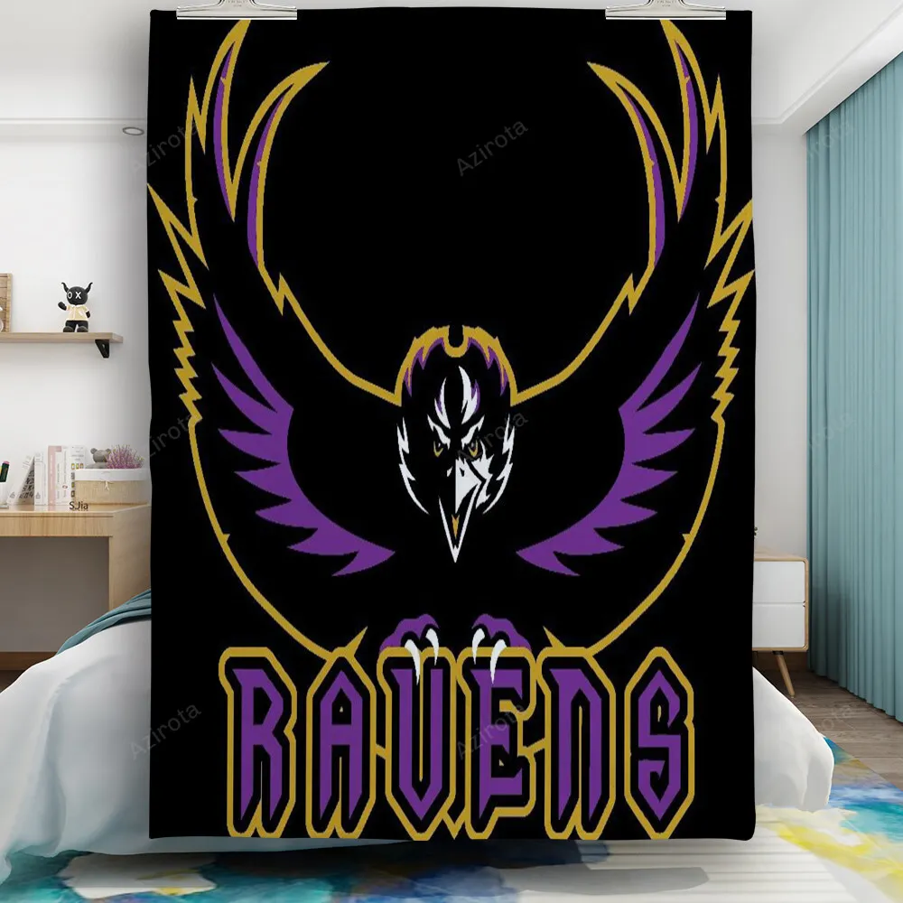 Baltimore Ravens Logo9 Gift For Fan 3D Full Printing Quilt