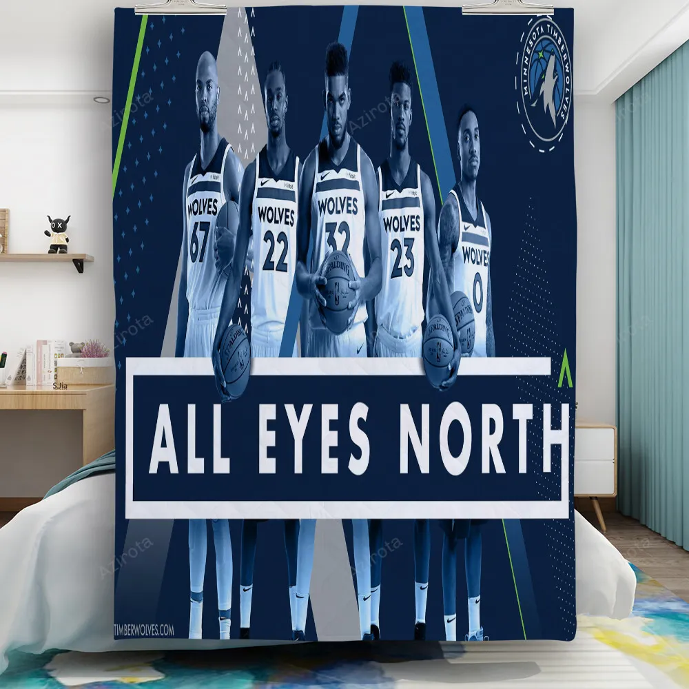 Minnesota Timberwolves Players v24 Gift For Fan 3D Full Printing Quilt