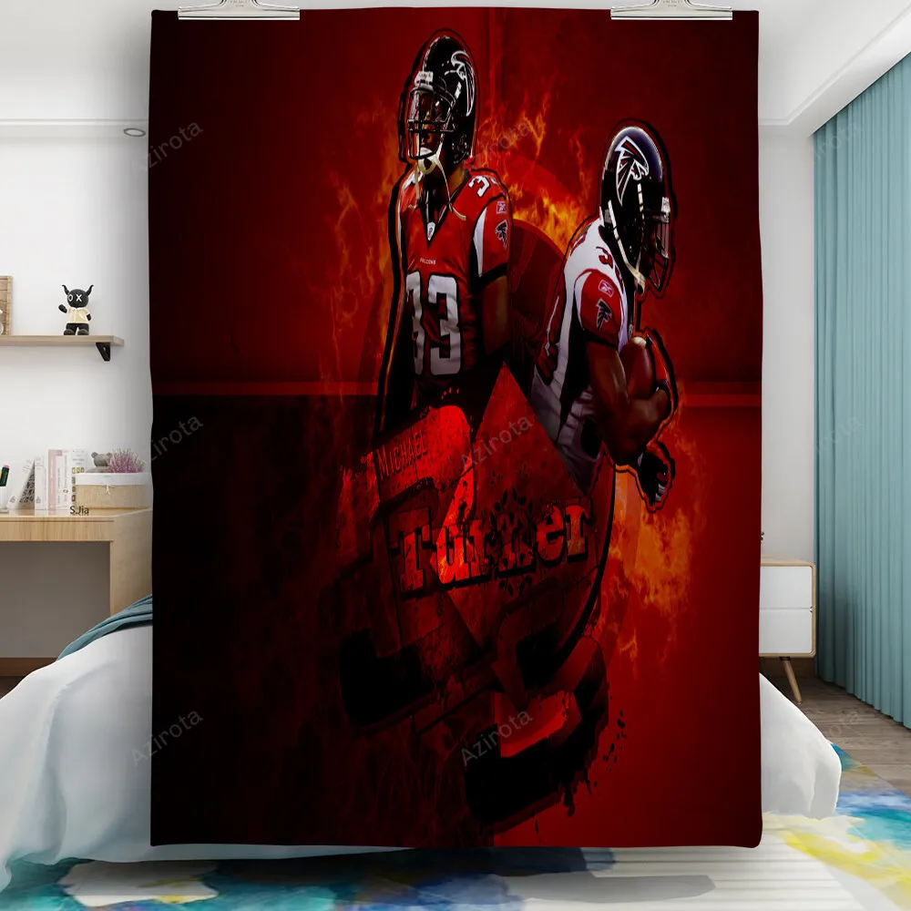 Atlanta Falcons Michael Turner 33 v2 Gift For Fan 3D Full Printing Quilt