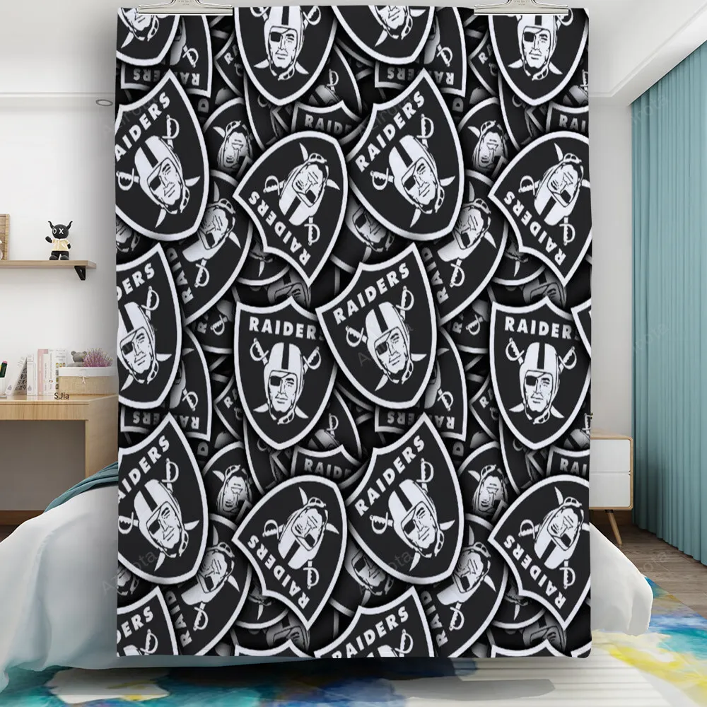 Las Vegas Raiders Logo Pattern10 Gift For Fan 3D Full Printing Quilt