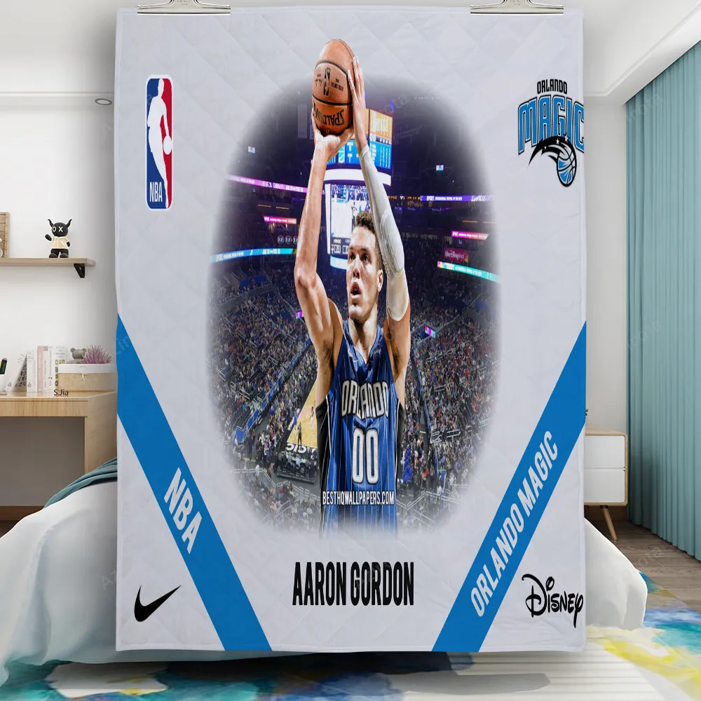 Orlando Magic Aaron Gordon1 Gift For Fan 3D Full Printing Quilt
