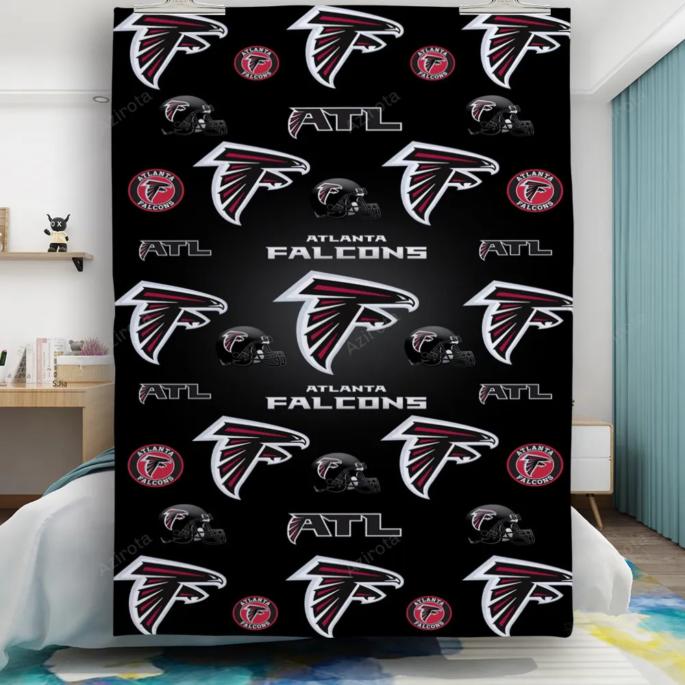 Atlanta Falcons Logo Helmet2 Gift For Fan 3D Full Printing Quilt