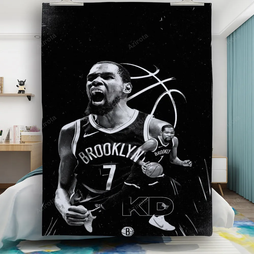 Brooklyn Nets Kevin Durant5 Gift For Fan 3D Full Printing Quilt