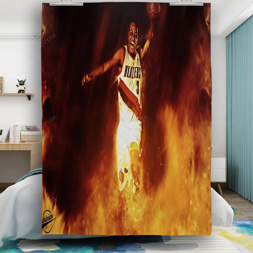 Portland Trail Blazers CJ McCollum2 Gift For Fan 3D Full Printing Quilt