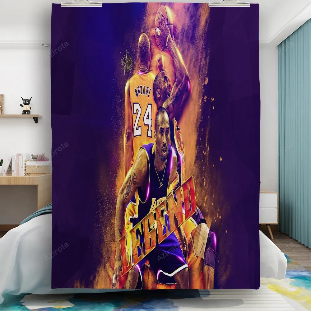 Los Angeles Lakers 24 Kobe Bryant Legend Gift For Fan 3D Full Printing Quilt