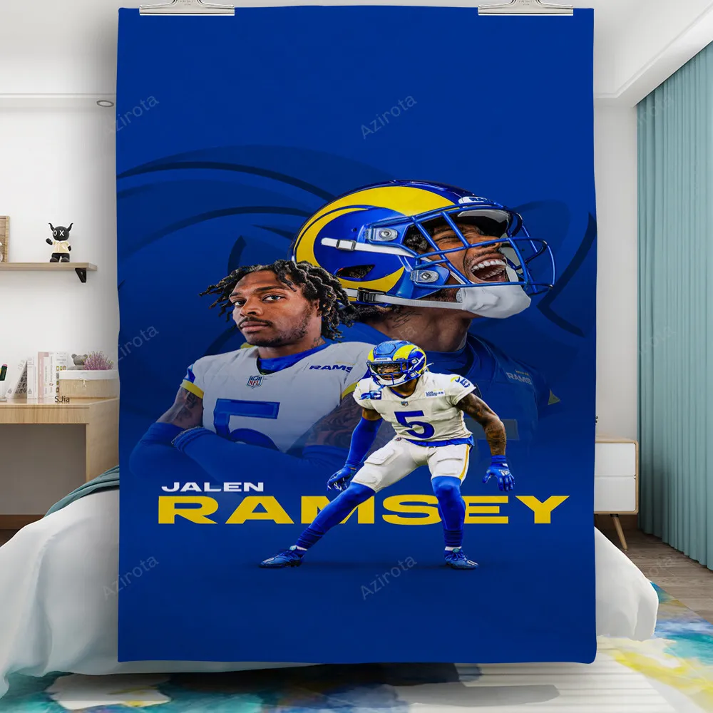 Los Angeles Rams Jalen Ramsey2 Gift For Fan 3D Full Printing Quilt