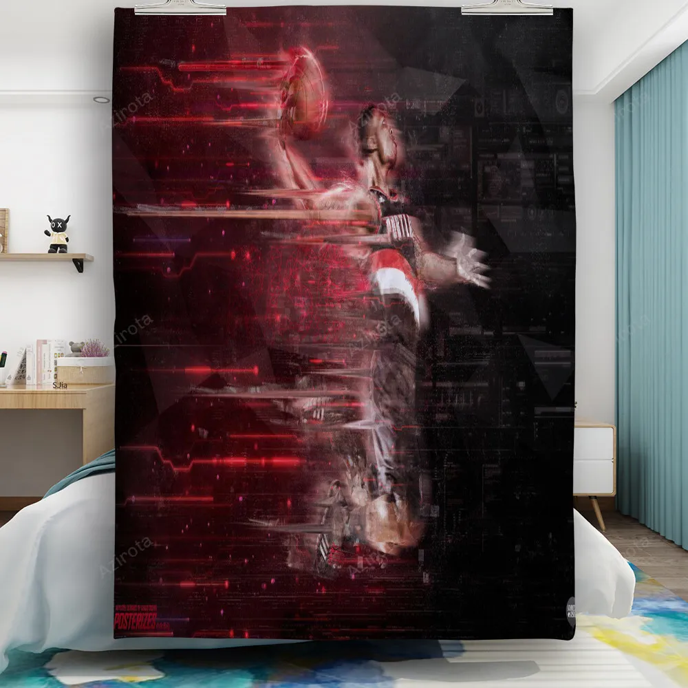 Portland Trail Blazers Damian Lillard3 Gift For Fan 3D Full Printing Quilt