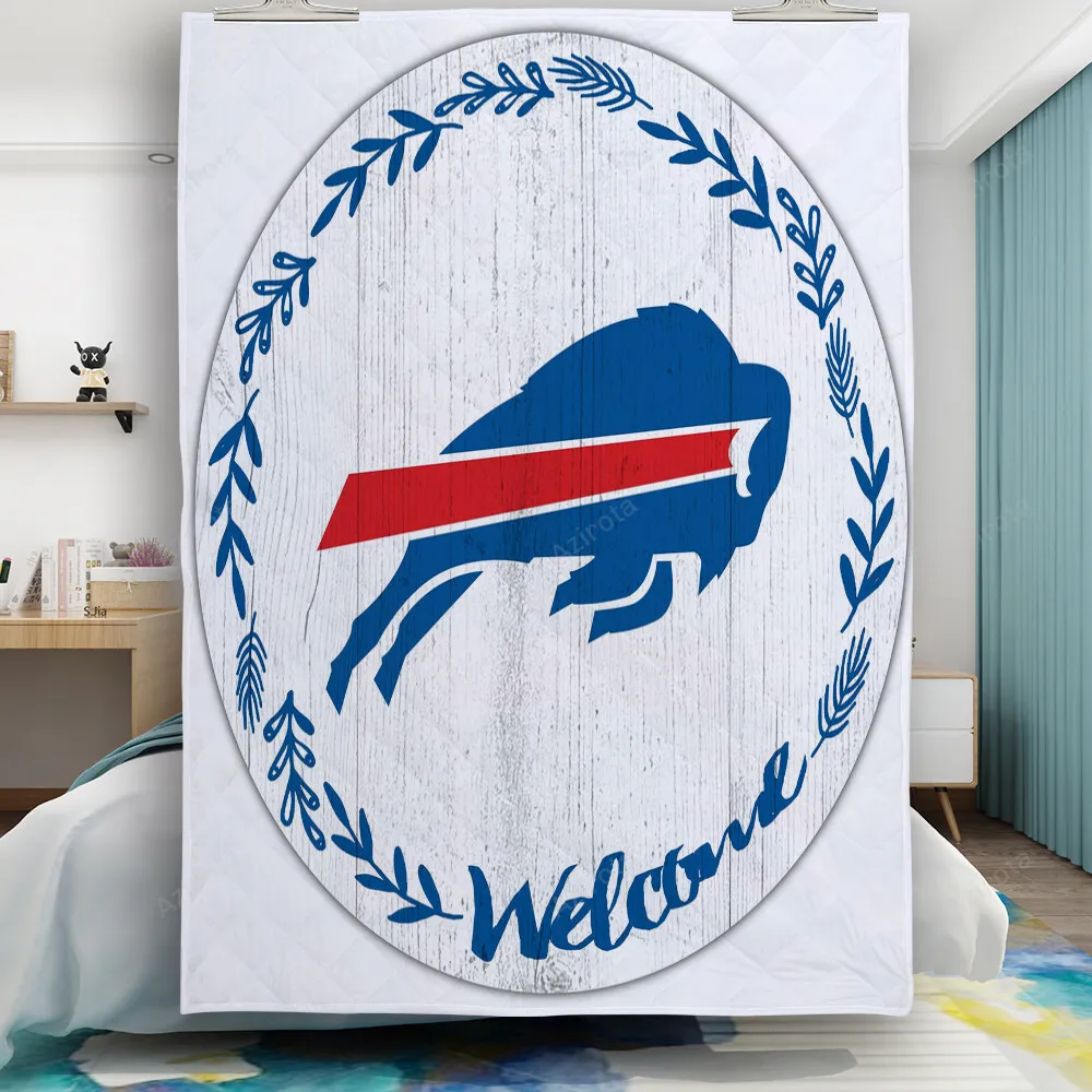 Buffalo Bills Logo v11 Gift For Fan 3D Full Printing Quilt