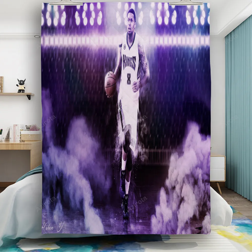 Sacramento Kings Rudy Gay8 Gift For Fan 3D Full Printing Quilt