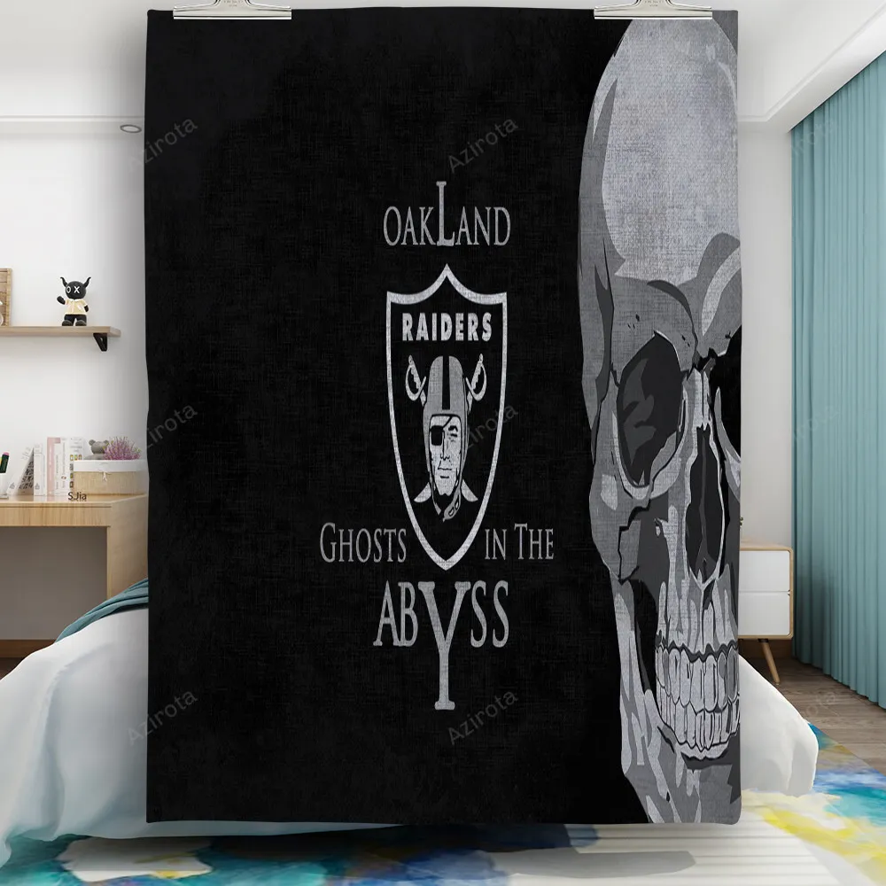 Las Vegas Raiders Ghosts In The Abyss Gift For Fan 3D Full Printing Quilt