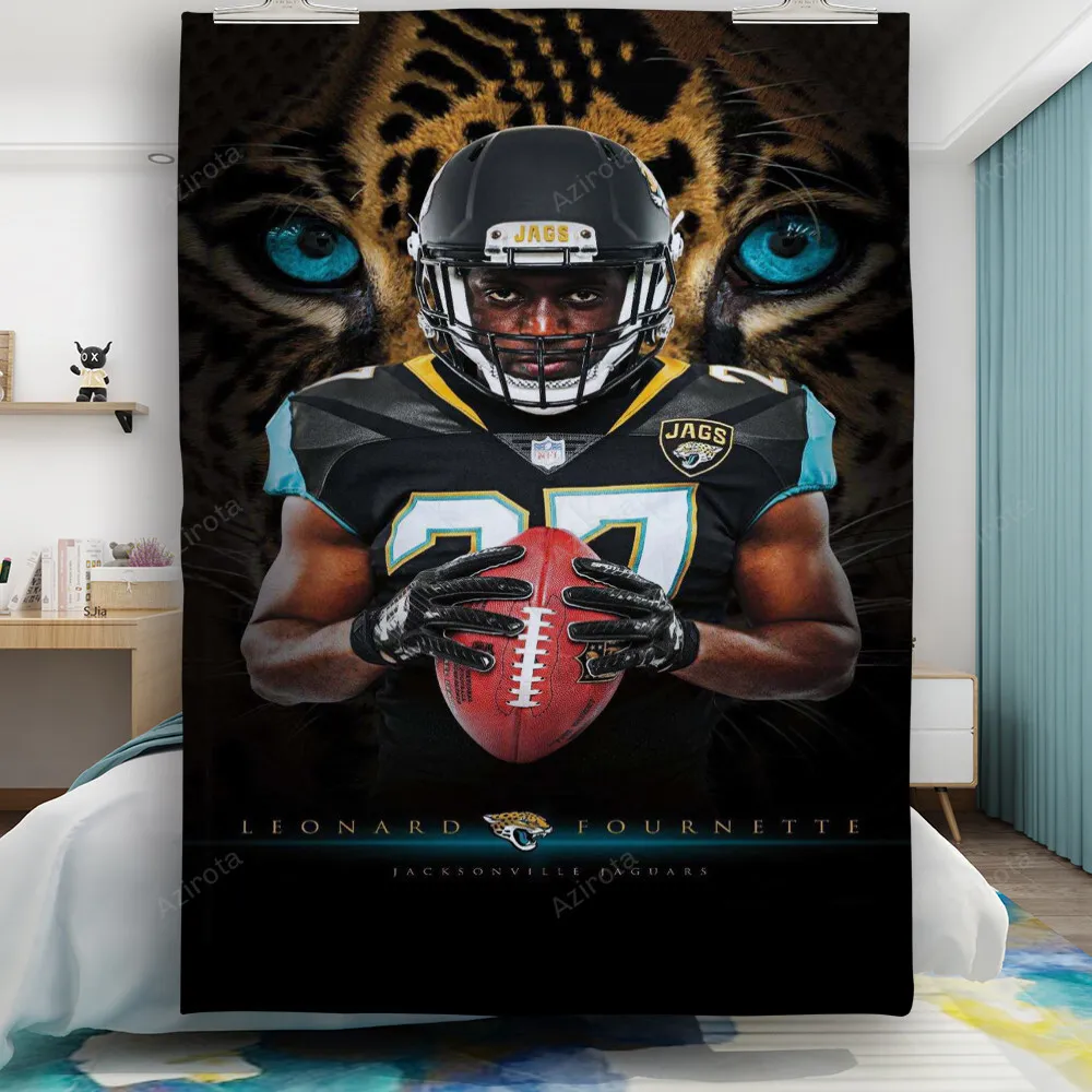 Jacksonville Jaguars Leonard Fournette Gift For Fan 3D Full Printing Quilt