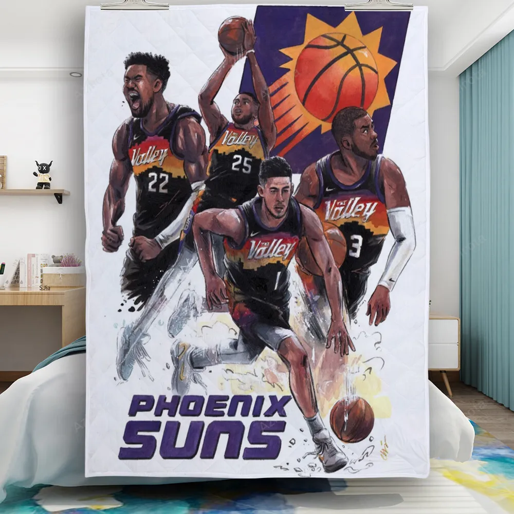 Phoenix Suns Team v3 Gift For Fan 3D Full Printing Quilt