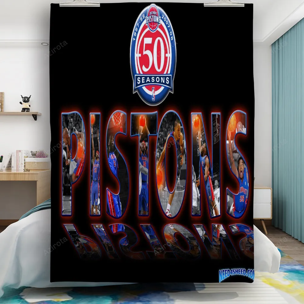 Detroit Pistons All Players2 Gift For Fan 3D Full Printing Quilt