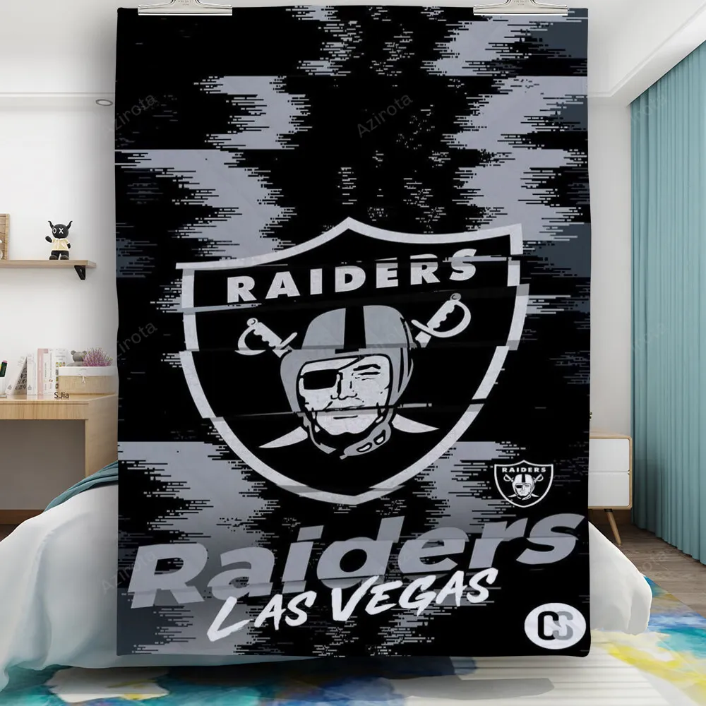 Las Vegas Raiders Logo Art7 Gift For Fan 3D Full Printing Quilt